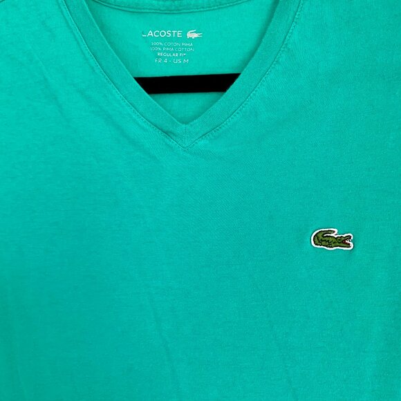 Vintage Lacoste V-Neck Tee - Picture 7 of 7